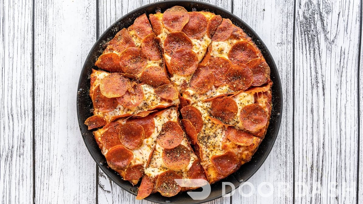 Pepperoni Paradise Pizza.