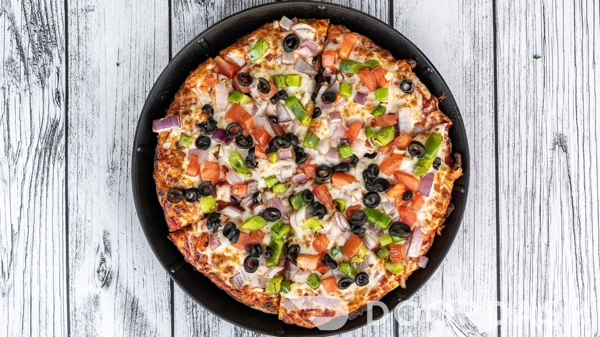 Veggie Supreme Pizza.