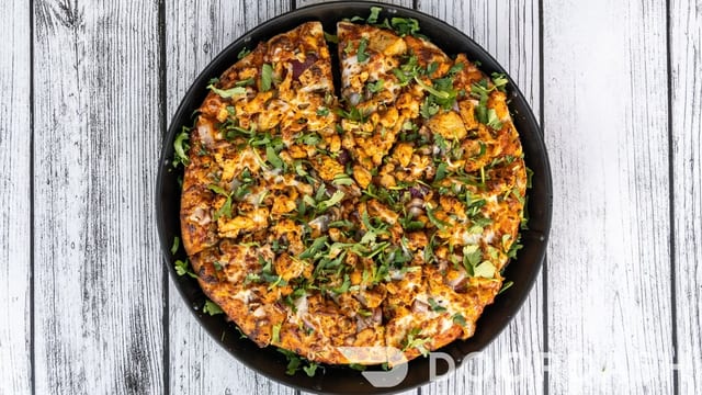 Chicken Tikka Pizza.