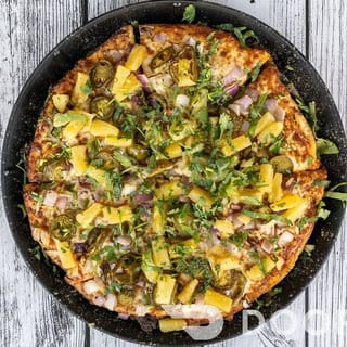 Masala Pineapple Pizza