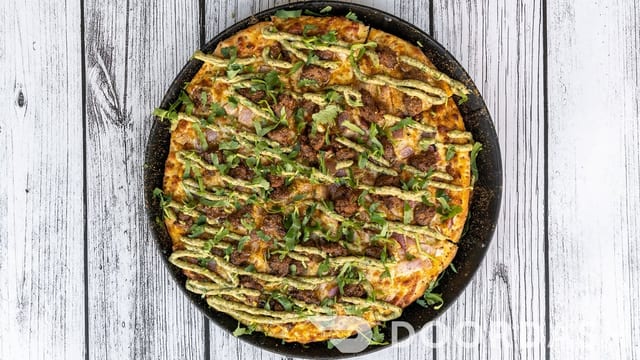 Bomb-Bay Pizza (Lemon Pepper Chicken).
