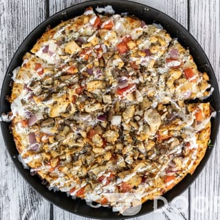 Garlic Chicken Pizza