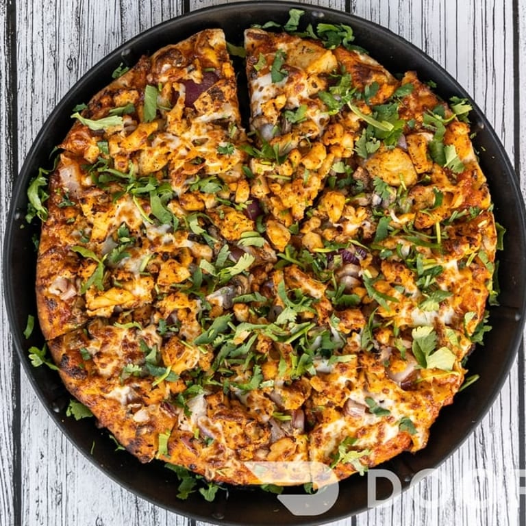Indulge in Butter Chicken Pizza