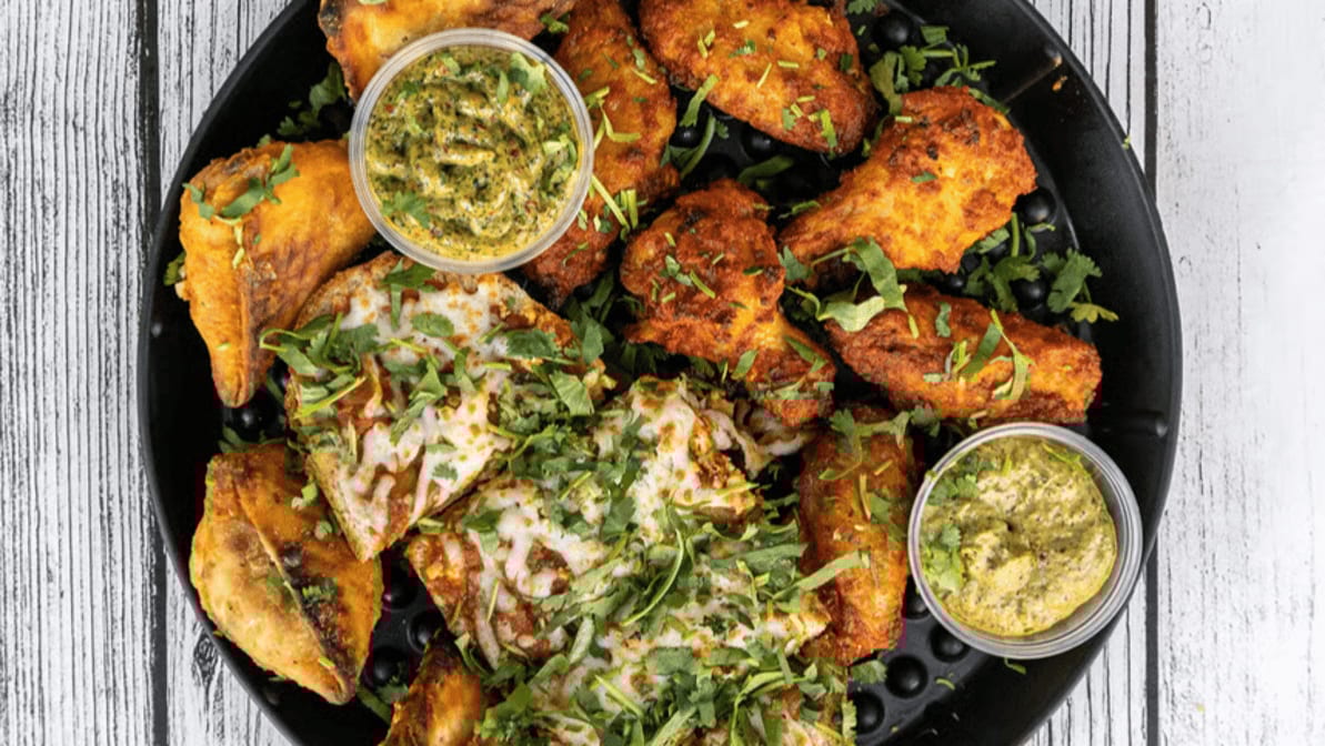 Vegetarian Sampler (Indian).